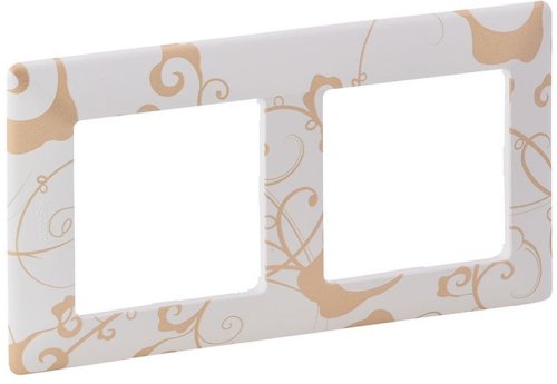 Рамка универсальная Legrand Valena Life 2-м. ампир белый картинка